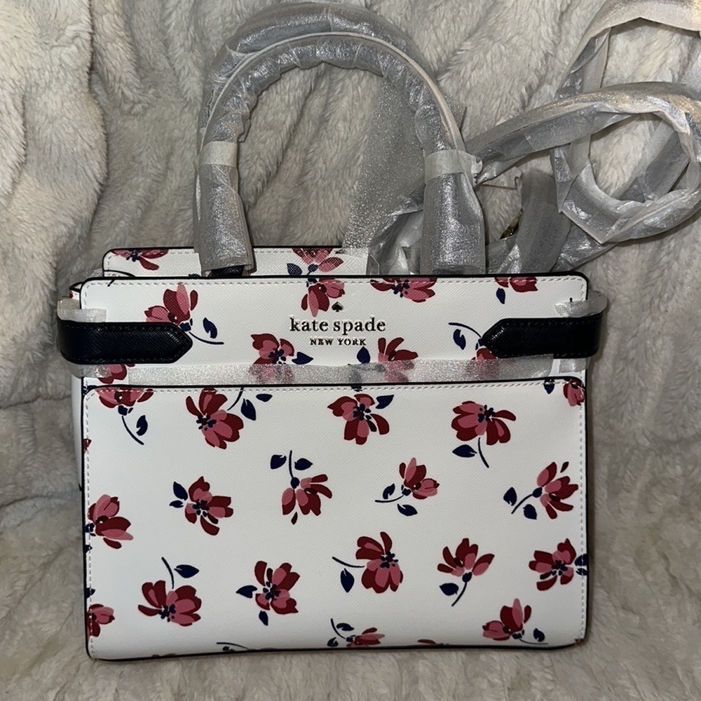 COPY - Rare Kate Spade “Staci Tea Toss” BRAND NEW- satchel/ crossbody floral bag